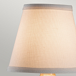 Бра со стеклянным шарообразным декором с пузырьками и бежевым абажуром Feiss варинант исполнения - 2 | Loft Concept в Екатеринбурге