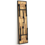 Скамья с сиденьем из массива акации Damon Industrial Wooden Bench варинант исполнения - 3 | Loft Concept в Екатеринбурге