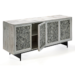 Буфет в гостиную с инкрустацией Palm Sideboard with Bone Inlay варинант исполнения - 4 | Loft Concept в Екатеринбурге