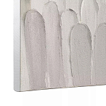 Панно декоративное с ручной росписью Gray Strokes варинант исполнения - 1 | Loft Concept в Екатеринбурге