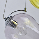 Люстра каскадная с 9-ю разноцветными стеклянными плафонами Kaleido варинант исполнения - 10 | Loft Concept в Екатеринбурге