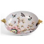 Белое фарфоровое блюдо с изображением бабочек Eden Garden варинант исполнения - 2 | Loft Concept в Екатеринбурге