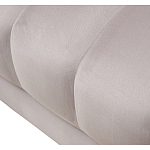 Диван двухместный велюровый бежевый Facilities Status варинант исполнения - 3 | Loft Concept в Екатеринбурге