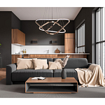 Люстра с подвесами в форме треугольников Niamh Barry варинант исполнения - 11 | Loft Concept в Екатеринбурге