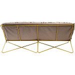 Трехместный диван на металлическом каркасе с цветочным принтом в стиле шинуазри Chinoiserie Birds on a Tree Sofa варинант исполнения - 6 | Loft Concept в Екатеринбурге