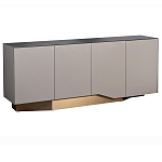 Комод со стеклянной столешницей и с выдвижными ящиками Minimalist Accent варинант исполнения - 1 | Loft Concept в Екатеринбурге