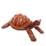 Статуэтка в виде черепахи деревянная Turtle world варинант исполнения - 2 | Loft Concept в Екатеринбурге