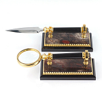 Настольный письменный набор из яшмы и долерита с декором Двуглавый орел Manager Organizer варинант исполнения - 5 | Loft Concept в Екатеринбурге