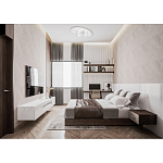 Потолочный светильник овальной формы белого цвета с 7-ю лампами Lunar Pebbles варинант исполнения - 12 | Loft Concept в Екатеринбурге