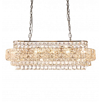 Люстра овальной формы хрустальная в неоклассическом стиле Majesty варинант исполнения - 5 | Loft Concept в Екатеринбурге