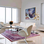 Торшер в виде белых и золотых цветов каллы Refined Taste of Light варинант исполнения - 1 | Loft Concept в Екатеринбурге