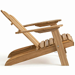 Уличное кресло из массива акации Adirondack Wooden Chair Natural варинант исполнения - 5 | Loft Concept в Екатеринбурге