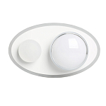 Бра овальной формы белого цвета с 2-мя лампами Lunar Pebbles варинант исполнения - 1 | Loft Concept в Екатеринбурге