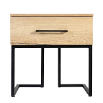 Тумба прикроватная с ящиком в стиле лофт Urban Style Space 2 варинант исполнения - 3 | Loft Concept в Екатеринбурге