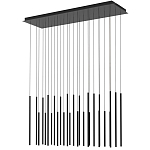 Люстра каскадная черная Black Cascade Chandelier варинант исполнения - 1 | Loft Concept в Екатеринбурге