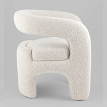 Кресло дизайнерское для лаунж зоны жемчужного цвета Pearl Lounge варинант исполнения - 8 | Loft Concept в Екатеринбурге