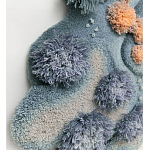 Тканый вручную Большой абстрактный гобелен Frost Forest варинант исполнения - 2 | Loft Concept в Екатеринбурге