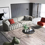 Дизайнерский журнальный стол на прозрачном основании Nofon варинант исполнения - 2 | Loft Concept в Екатеринбурге