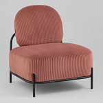 Кресло Стоун велюр рельефный коралловый варинант исполнения - 1 | Loft Concept в Екатеринбурге