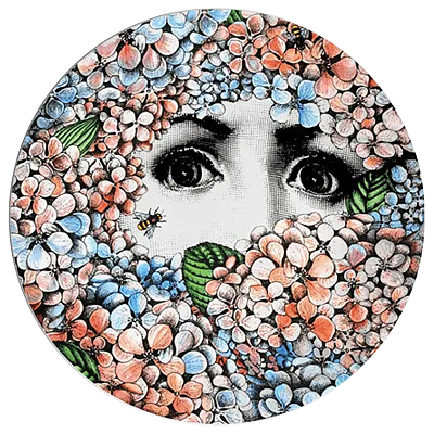 Декоративная тарелка Fornasetti Ortensia Декоративная тарелка Fornasetti Ortensia