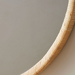 Зеркало круглое в раме из ротанга Wickerwork варинант исполнения - 2 | Loft Concept в Екатеринбурге