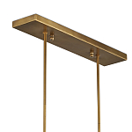 Люстра прямоугольная из толстого литого стекла Cast Glass варинант исполнения - 5 | Loft Concept в Екатеринбурге