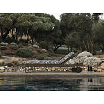 Шезлонг на металлическом каркасе с регулируемой спинкой GUELL Sunbed варинант исполнения - 9 | Loft Concept в Екатеринбурге