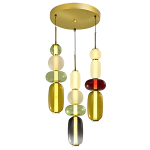 Каскадная люстра Pebbles B в стиле Bomma 3 плафона