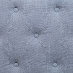 Изголовье кровати серое с мягкой обивкой из рогожки Emma Headboard варинант исполнения - 3 | Loft Concept в Екатеринбурге