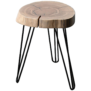 Приставной стол Aariz Industrial Metal Rust Side Table