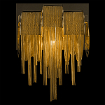 Бра с перфорированными металлическими дугами и цепочками 22 см Atlantis Chain варинант исполнения - 4 | Loft Concept в Екатеринбурге