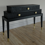 Премиальная Консоль с тремя ящиками Elsa Dreams Black варинант исполнения - 1 | Loft Concept в Екатеринбурге