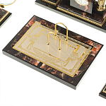 Настольный письменный набор из яшмы и долерита с декором в виде коня Manager Organizer варинант исполнения - 5 | Loft Concept в Екатеринбурге