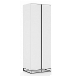 Двухдверный шкаф белого цвета Strict Lines варинант исполнения - 2 | Loft Concept в Екатеринбурге