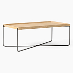 Журнальный стол с прямоугольной деревянной столешницей Urban Style Space варинант исполнения - 1 | Loft Concept в Екатеринбурге