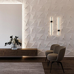 Гипсовая 3D Панель D-01 варинант исполнения - 1 | Loft Concept в Екатеринбурге