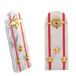 Сувенир Погон МВД из натурального камня мрамор Souvenir Epaulets варинант исполнения - 7 | Loft Concept в Екатеринбурге