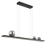 Светодиодная линейная люстра IONA Сhandelier black 103 варинант исполнения - 2 | Loft Concept в Екатеринбурге