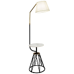 Торшер с абажуром и приставным столом Ottavio Lighting and Furniture Floor Lamp варинант исполнения - 1 | Loft Concept в Екатеринбурге