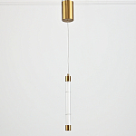 Подвесной светильник в форме цилиндра Trumpet Tube Brass варинант исполнения - 3 | Loft Concept в Екатеринбурге