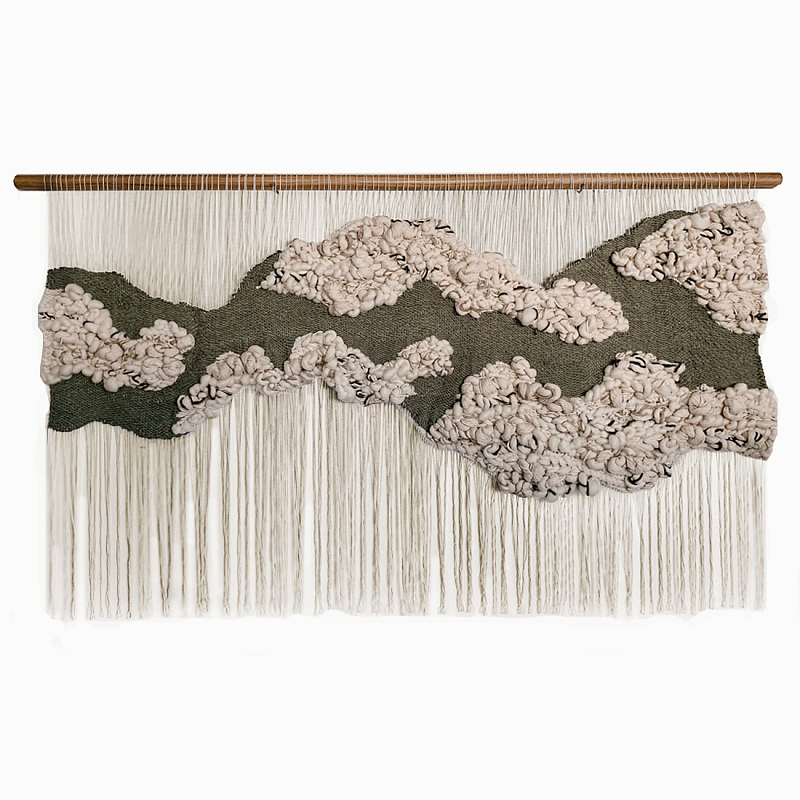 Большой дизайнерский Гобелен Tapestry Misty Morning II Белый Коричневый Большой дизайнерский Гобелен Tapestry Misty Morning II Белый Коричневый в Екатеринбурге | Loft Concept