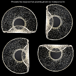 Бра из текстурированного прозрачного стекла с изогнутым краем Textured Glass  варинант исполнения - 6 | Loft Concept в Екатеринбурге