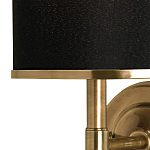 Бра с черным цилиндрическим абажуром Mid Century варинант исполнения - 1 | Loft Concept в Екатеринбурге