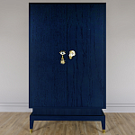 Платяной шкаф Elsa Dreams Blue с 2-мя фасадами варинант исполнения - 5 | Loft Concept в Екатеринбурге