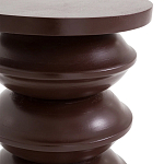 Фигурный приставной столик бордового цвета  AMORPHOUS варинант исполнения - 3 | Loft Concept в Екатеринбурге