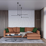 Торшер черного цвета с круглым основанием и вытянутым поворотным плафоном Trumpet tube варинант исполнения - 4 | Loft Concept в Екатеринбурге