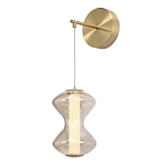 Бра светодиодное с стеклянным волнообразным плафоном Amphora of Light варинант исполнения - 3 | Loft Concept в Екатеринбурге