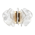 Бра с крупными прозрачными лепестками с рельефной поверхностью Ethereal Bloom варинант исполнения - 1 | Loft Concept в Екатеринбурге