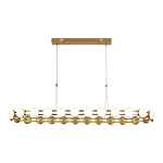 Люстра овальная с круглыми светодиодными источниками света Maxine Light варинант исполнения - 4 | Loft Concept в Екатеринбурге