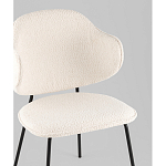 Стул Bellamy букле молочный варинант исполнения - 2 | Loft Concept в Екатеринбурге